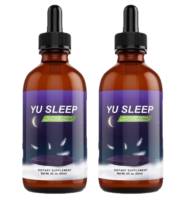 Yu Sleep nano-enhanced liquid sleep supplement — 2 bottle pack